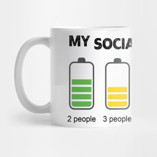 My Social Battery Mug